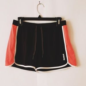 Reebok shorts black and coral size small